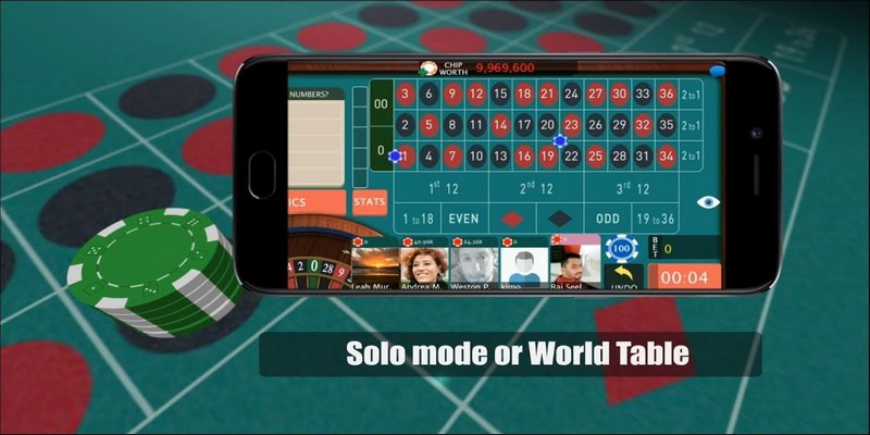 Các hình thức đặt cược khi chơi Roulette game app