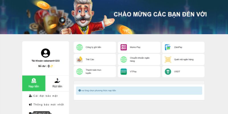 Điều kiện người chơi cần có khi nạp tiền 123win